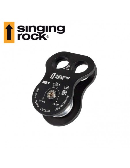 Miky - Polea con dos agujeros de anclaje -  Singing Rock