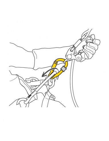 Rollclip Z Triact-Lock - Mosqueton con polea - Petzl