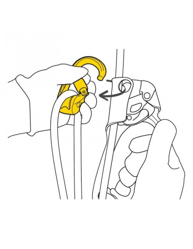 Rollclip Z Triact-Lock - Mosqueton con polea - Petzl