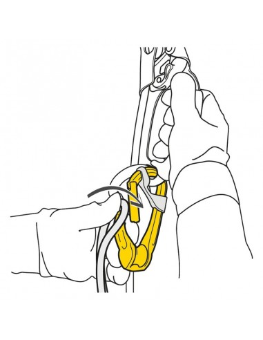 Rollclip A Triact-Lock - Mosqueton con polea - Petzl