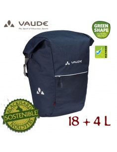 road master roll-it (marine) - sac à vélo 18+4l - vaude