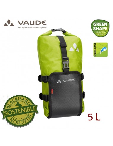 trailmulti (noir/vert) - sac imperméable 5l - vaude