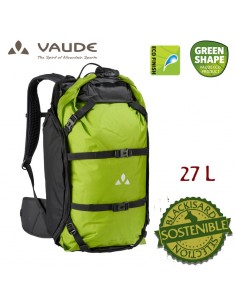 trailpack (noir/vert) - sac à dos vélo 27l - vaude