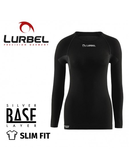 Alaska long sleeves Women (Black) - Camiseta termica mujer - Lurbel