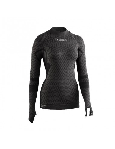 Pack Volcano Women (Dark Grey) - Camiseta y malla termica extrema con IDT para mujer - Lurbel