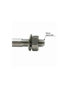 Pack 10 tornillo expansión Inox. M10 x 86mm - Raumer 2