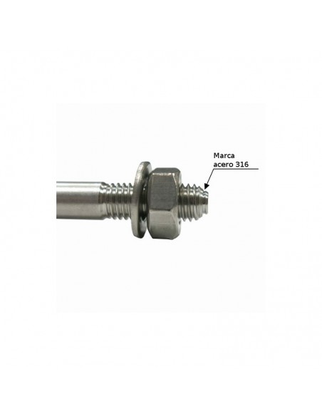 Pack 10 tornillo expansión Inox. M10 x 86mm - Raumer