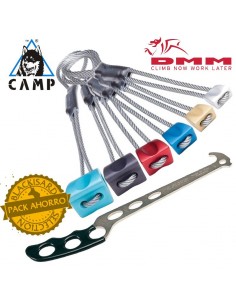 Pack Wallnut set 3-8 de DMM + Recuperador Nut Key de Camp