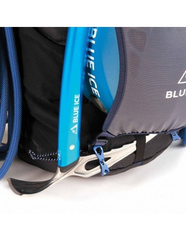 corsa alpin + libellule 25l (noir) - piolet et sac à dos léger pour escalade - camp / glace bleue