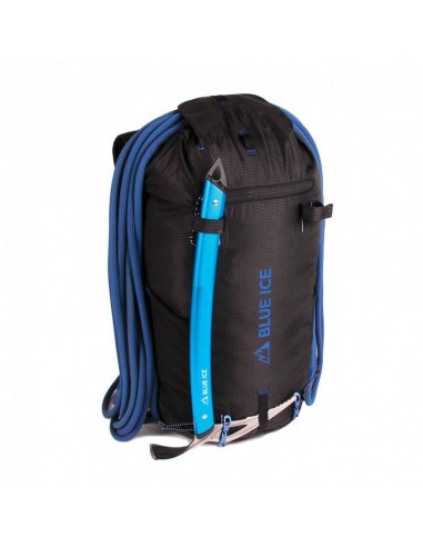 corsa alpin + libellule 25l (noir) - piolet et sac à dos léger pour escalade - camp / glace bleue