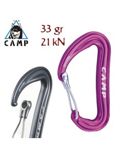 Dyon (Purple) - Mousqueton superléger avec système anti-accrochage - Camp