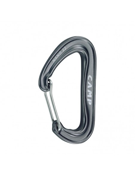 Nano 22 (Gun Metal) - Mosquetón pequeño y ultraligero - Camp