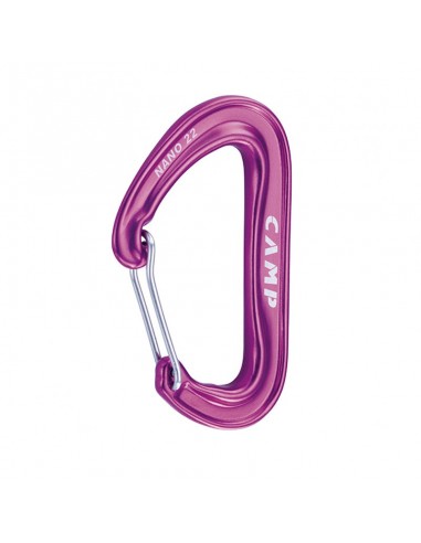 nano 22 (violet) - mousqueton petit et ultraligero - camp