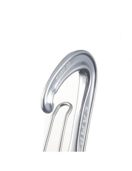 Nano 22 (Titanium) - Mosquetón pequeño y ultraligero - Camp