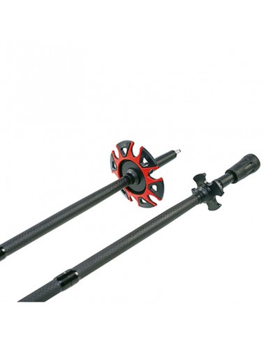 mélange de carbone - bâton de trekking en carbone et aluminium (36-130cm) - camp