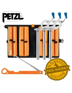 Funda Octo + Multihook + 3 laser speed 17 cm - Petzl