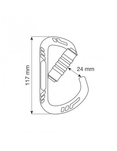 guide xl 3lock - mousqueton triple serrure - camp