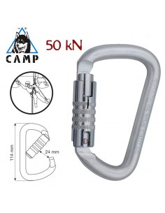 D Pro 3Lock - Mosquetón con rosca - Camp