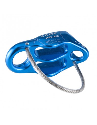 PIÙ 2.0 - Light Blue - Asegurador Descensor - Camp