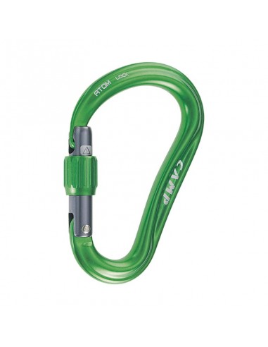 Atom Lock (Green) - Mosquetón HMS rosca - Camp