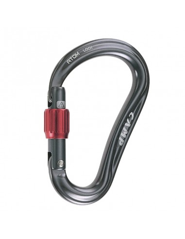 Atom Lock (Gun Metal) - Mosquetón HMS rosca - Camp