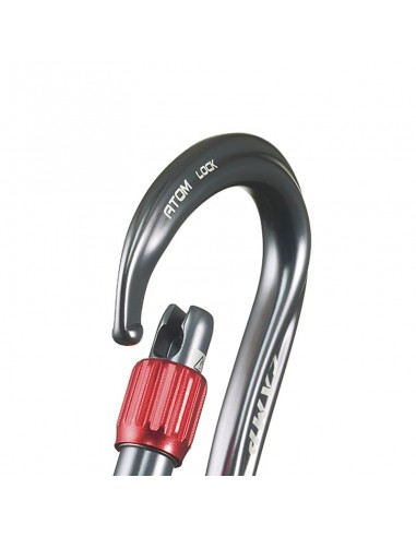 Atom Lock (Gun Metal) - Mosquetón HMS rosca - Camp