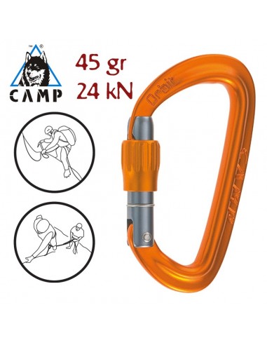 Orbit Lock (Orange) -  Mosquetón de...