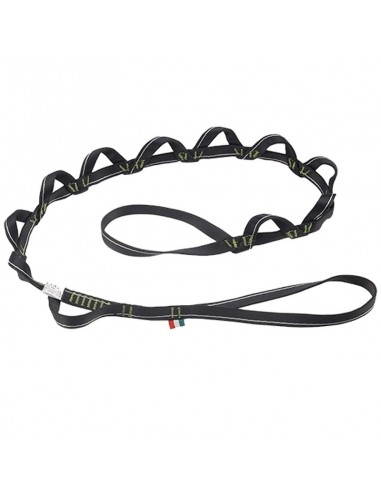 twist long - gris / blanc (16mm - 137 cm) - camp