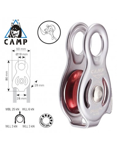 Sphinx Pro - poulie ultracompacte - CAMP