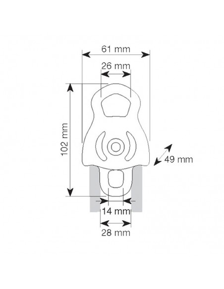 Dryad - Polea doble - Camp