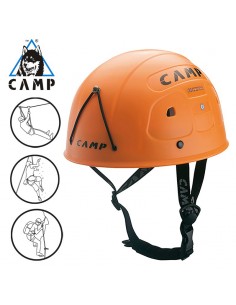 Rockstar - Casco versátil y sólido (53-62cm - Orange) - Camp