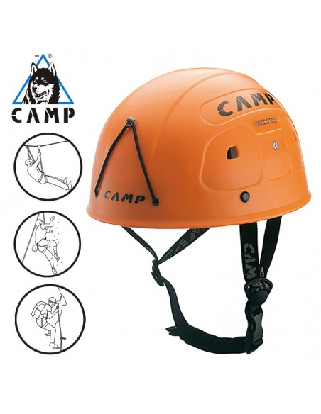 Rockstar - Casco versátil y sólido (53-62cm - Orange) - Camp