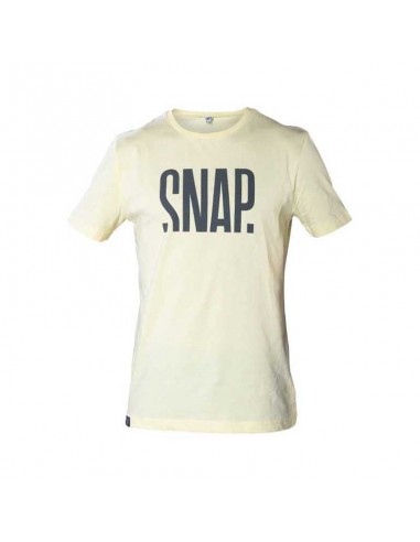 logo t-shirt (jaune) - chemise manches courtes femme - snap