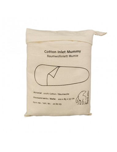 boîte 2 coton liner momie (beige) - nordisk