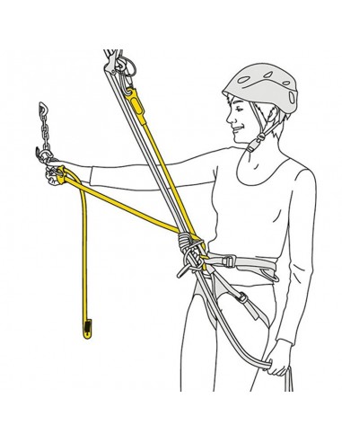 Pack doble cabo de anclaje regulable - Petzl/Edelrid