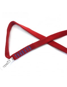 tubulaire 19 mm - anneau confortable de ruban plat 19 mm (120 cm) - edelweiss 2