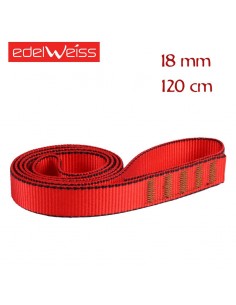 bague plate 18 mm - bande plate 18 mm (120 cm) - edelweiss