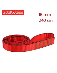 plat 18 mm - bande plate bague confortable 18 mm (240) - edelweiss