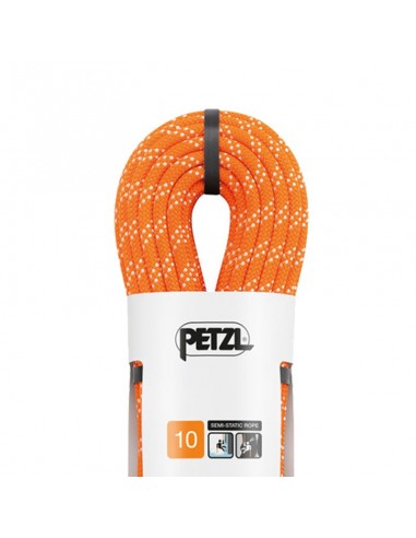 Club 10mm (60m) (Naranja) - Cuerda semiestática para espeleo y barrancos - Petzl