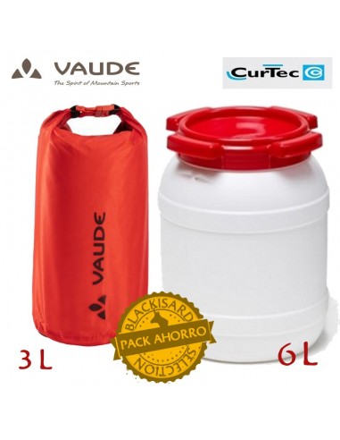 Pack Bidon 6L + bolsa estanca Drybag...