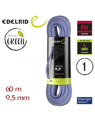 Eagle Lite 9,5 mm - Cuerda simple 60m...