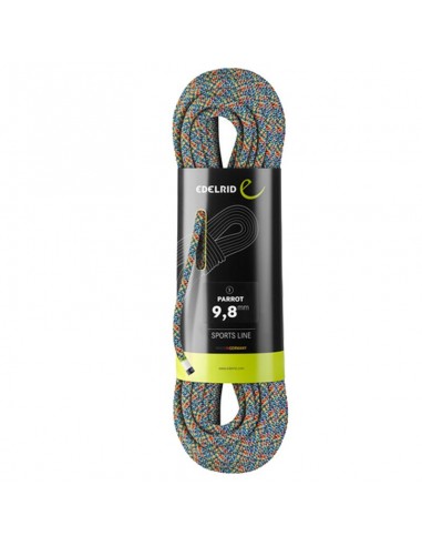 Parrot 9,8 mm - Cuerda simple de producción Sostenible 80m - Edelrid