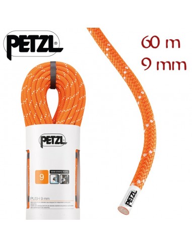 Push 9mm (60m) Orange - corde...