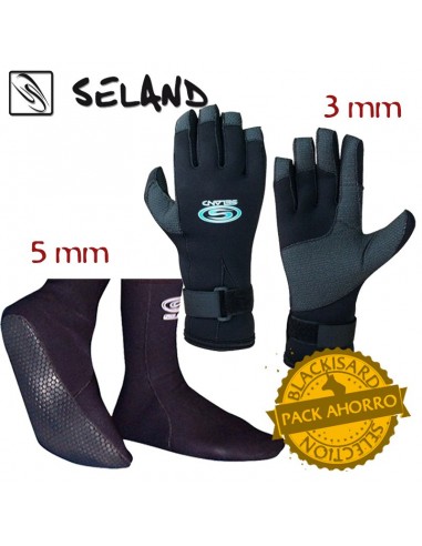 Pack escarpin 5mm + guantes barrancos...