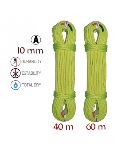Pack Dana 40m 10mm + Dana 60m 10mm - cuerda barrancos - Korda\'s