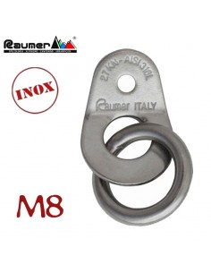 Plaqueta Wing M8 inox. con...