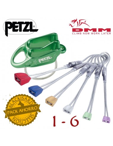 Pack Wallnuts 1-6 + Reverso - DMM/Petzl