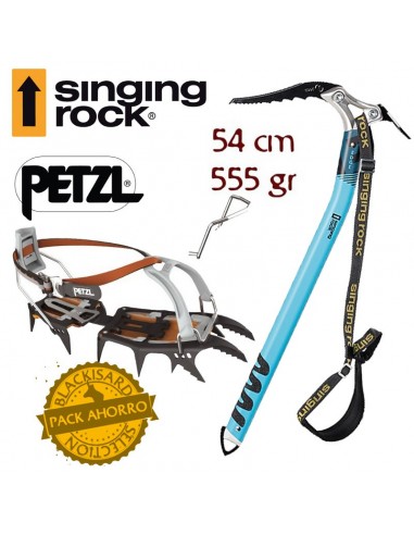 Pack crampones Sarken + piolet Edge...