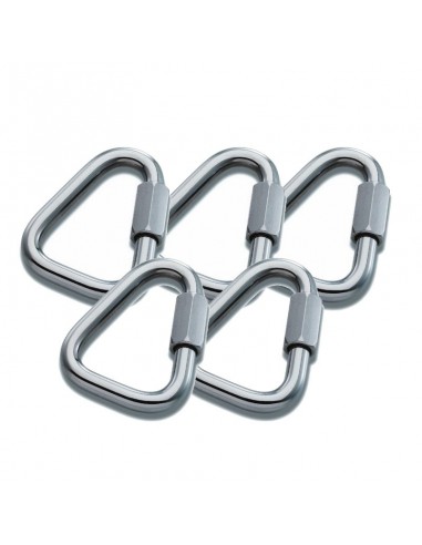 Pack 5 Maillon delta zincado 10mm - Peguet