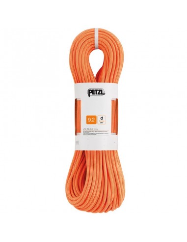Volta 9,2mm 100m (Naranja) - Cuerda triple homologacion para escalada y alpinismo técnico - Petzl